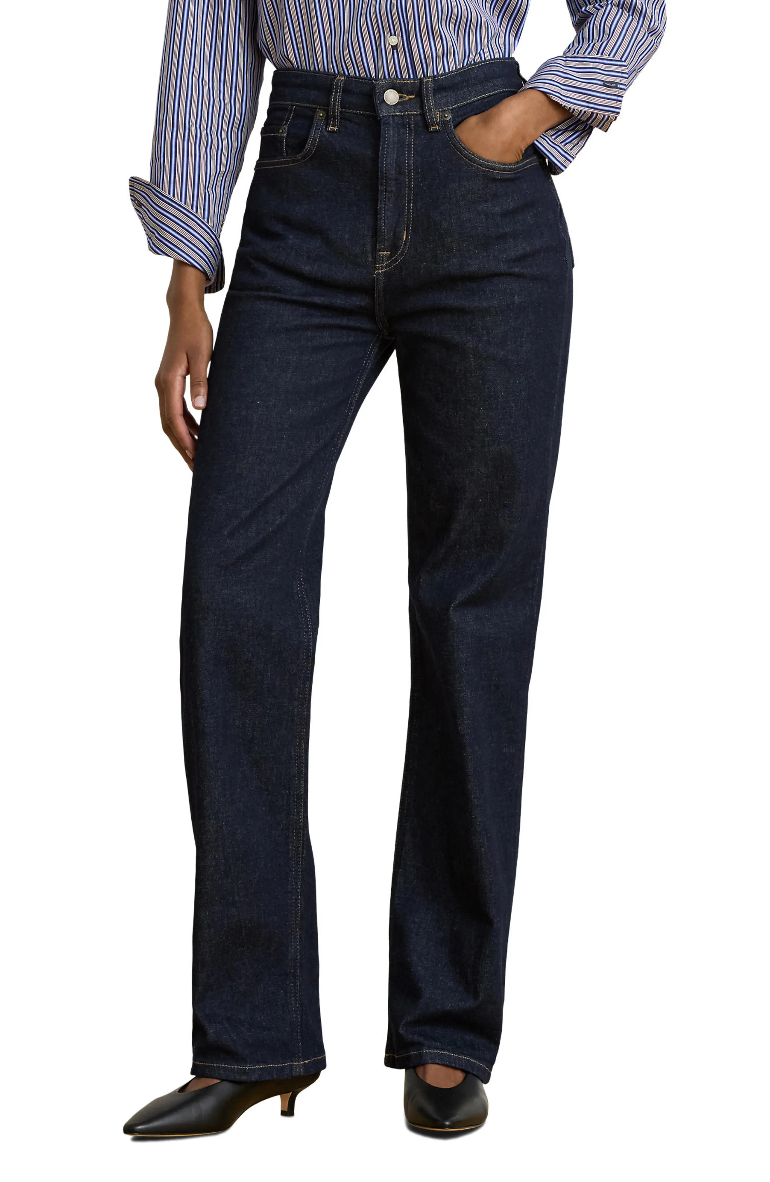 Lauren Ralph Lauren Straight Leg Jeans (Women) | Nordstrom | Nordstrom