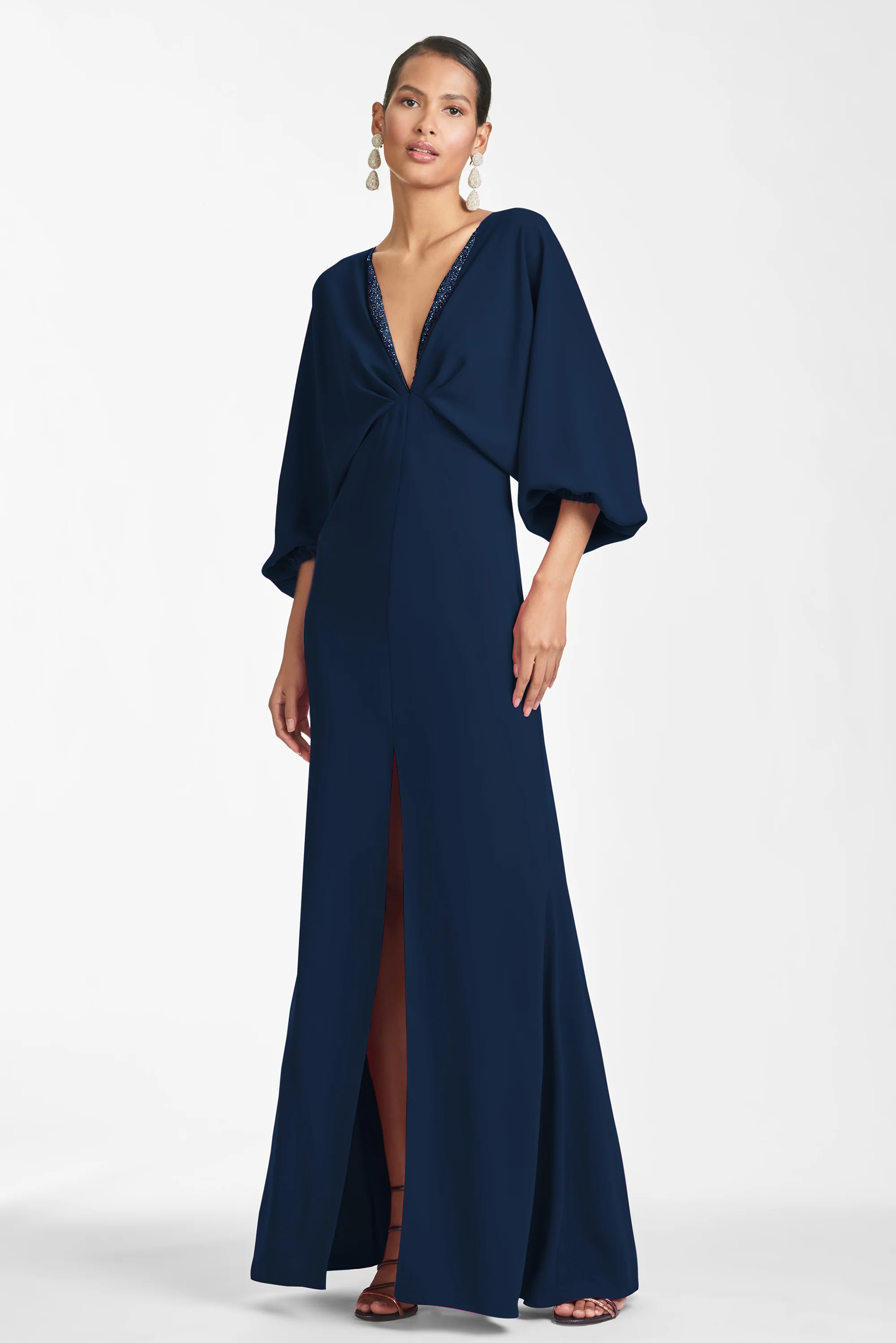 Gabby Gown - Navy - Final Sale | Sachin and Babi