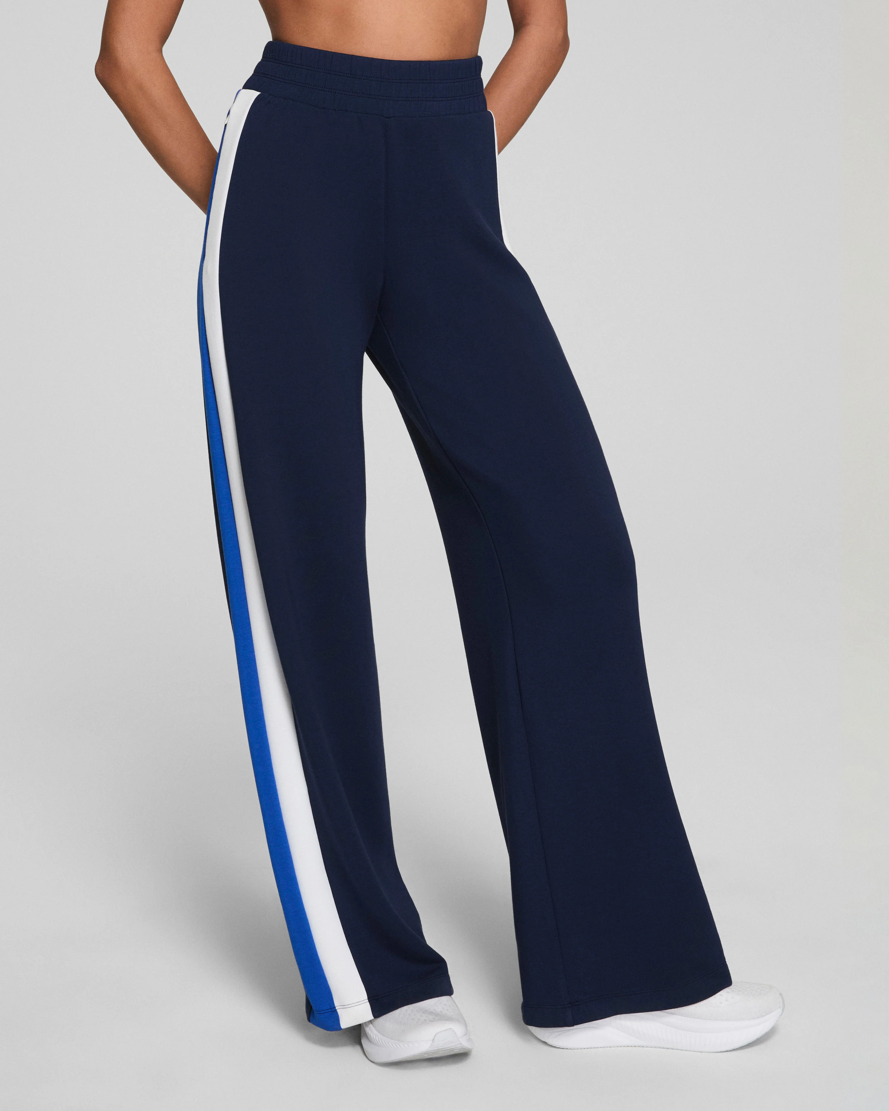 Colorblock Wide Leg Track Pant | Spanx