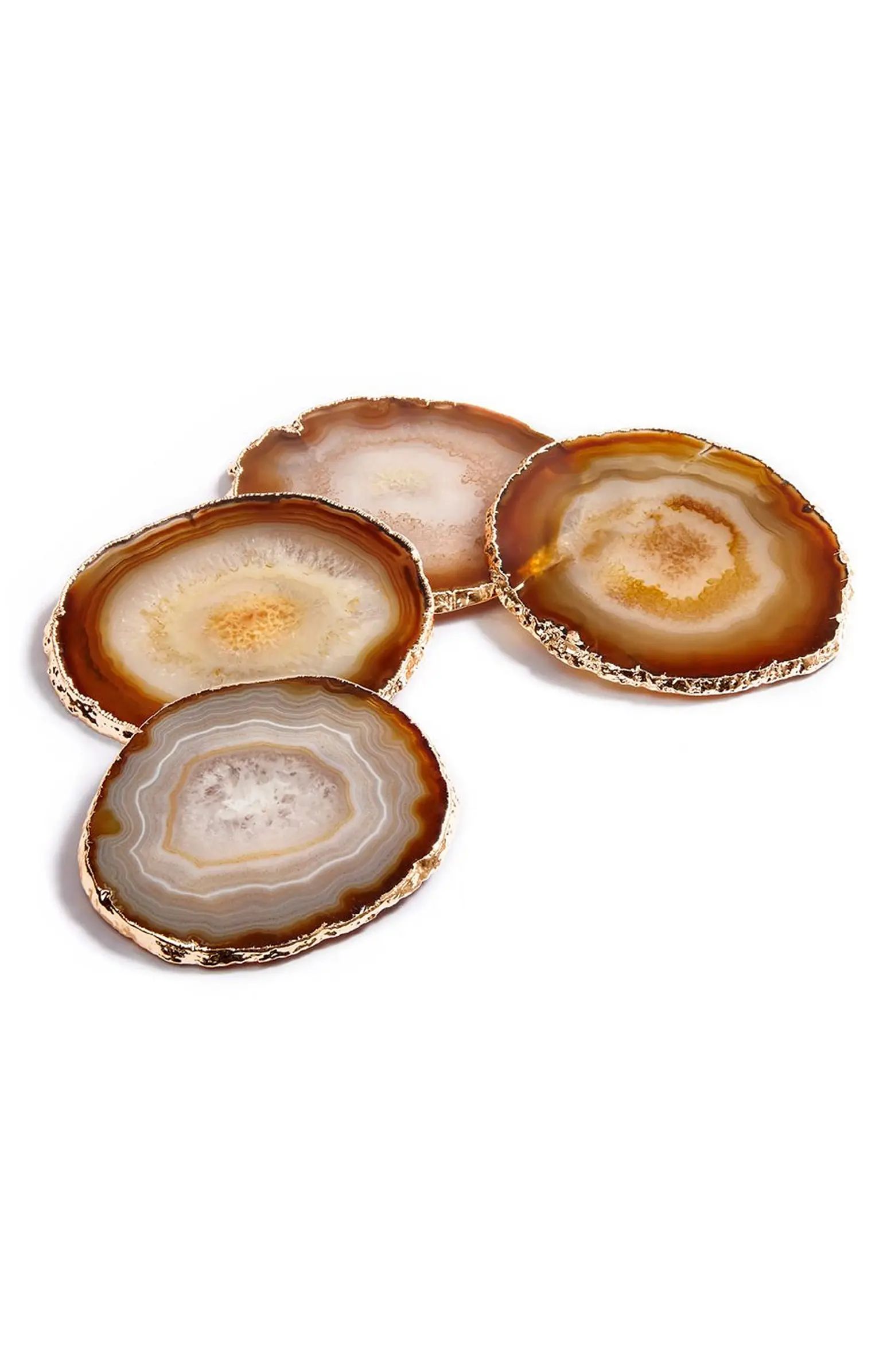 ANNA New York Lumino Set of 4 Agate Coasters | Nordstrom | Nordstrom