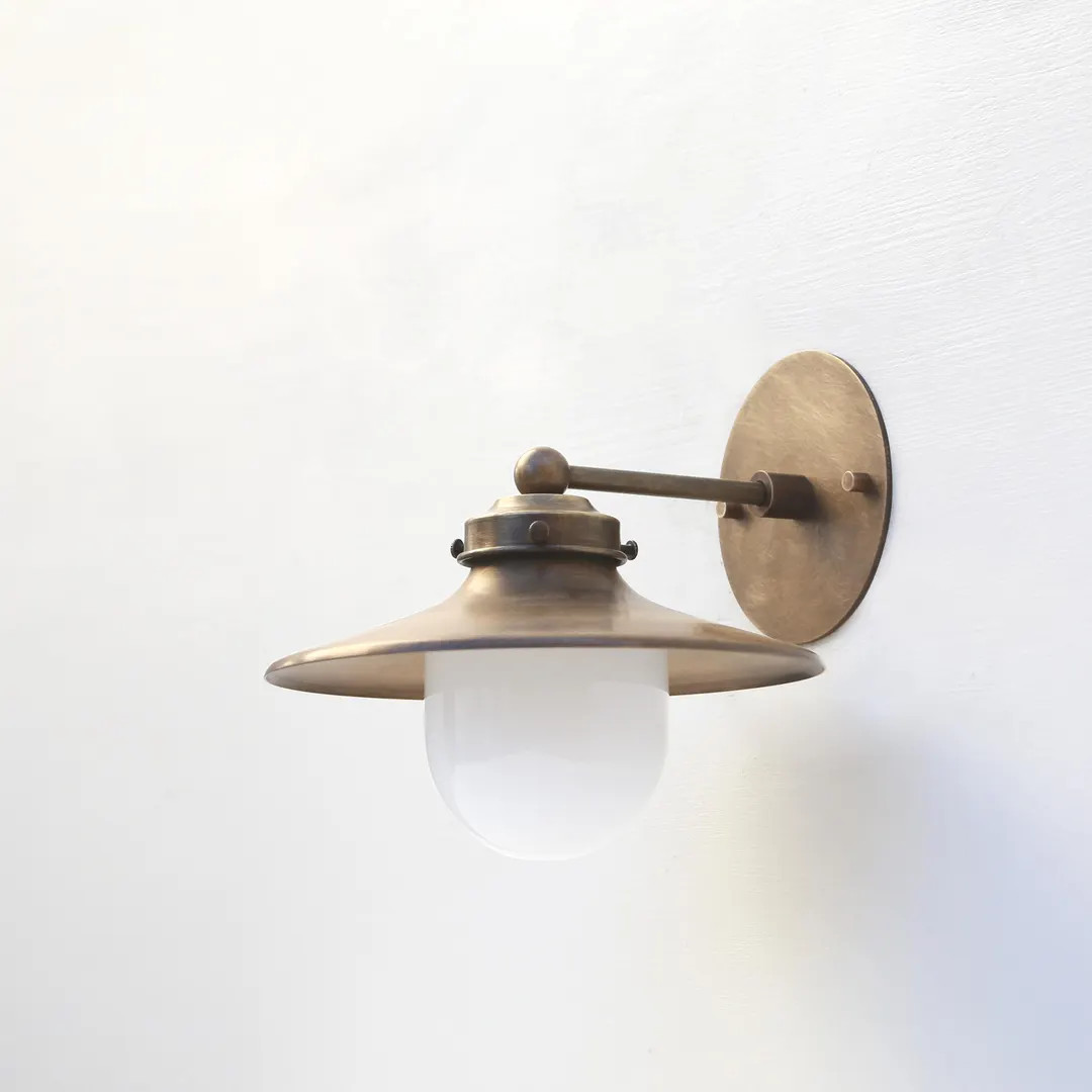 Bathroom Vanity Light, Wall Sconce Light With Brass Shade-minimal Sconce Light, UL Listed, LM2. N... | Etsy (US)