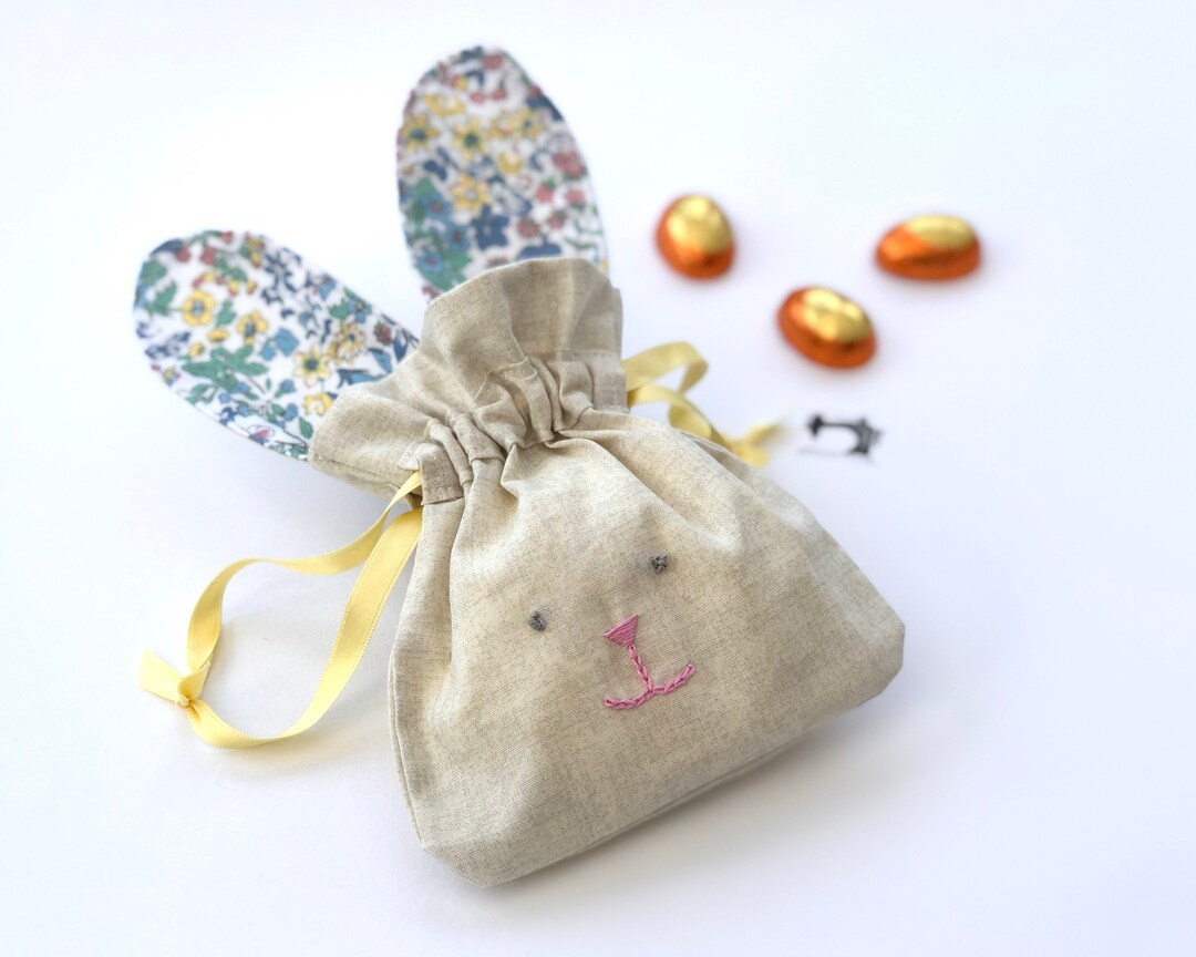 Easter Bag | Bunny Ears Bag | Liberty Easter Gift | Egg Hunt Bag | Party Bag | Easter Children | ... | Etsy (US)