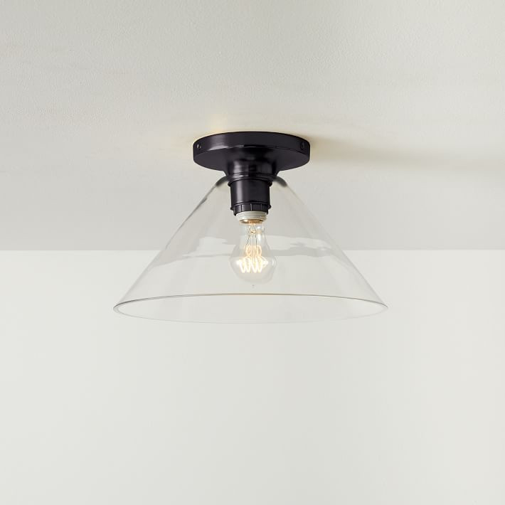 Sculptural Cone Flushmount | West Elm (US)
