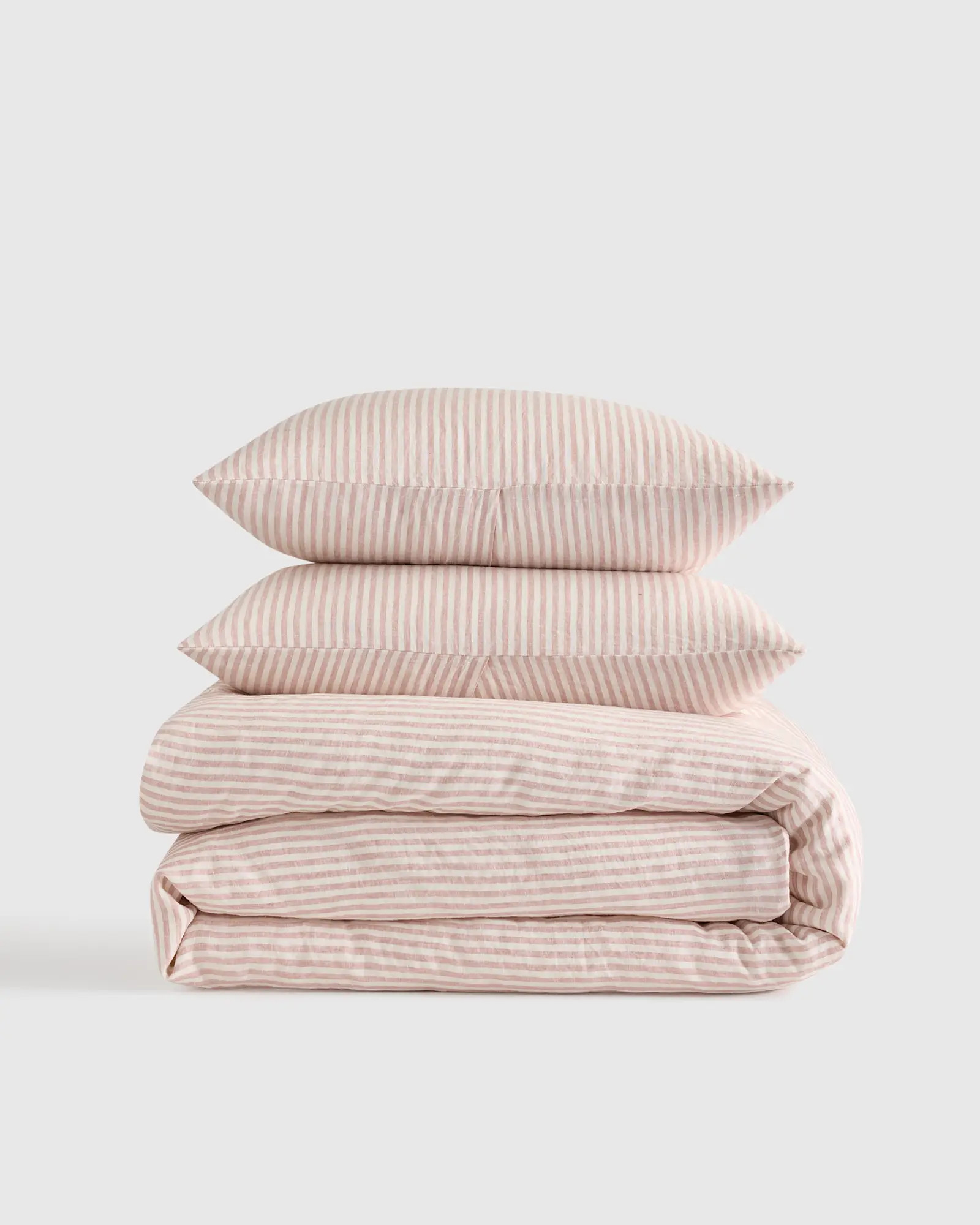 European Linen Stripe Duvet Cover Set | Quince