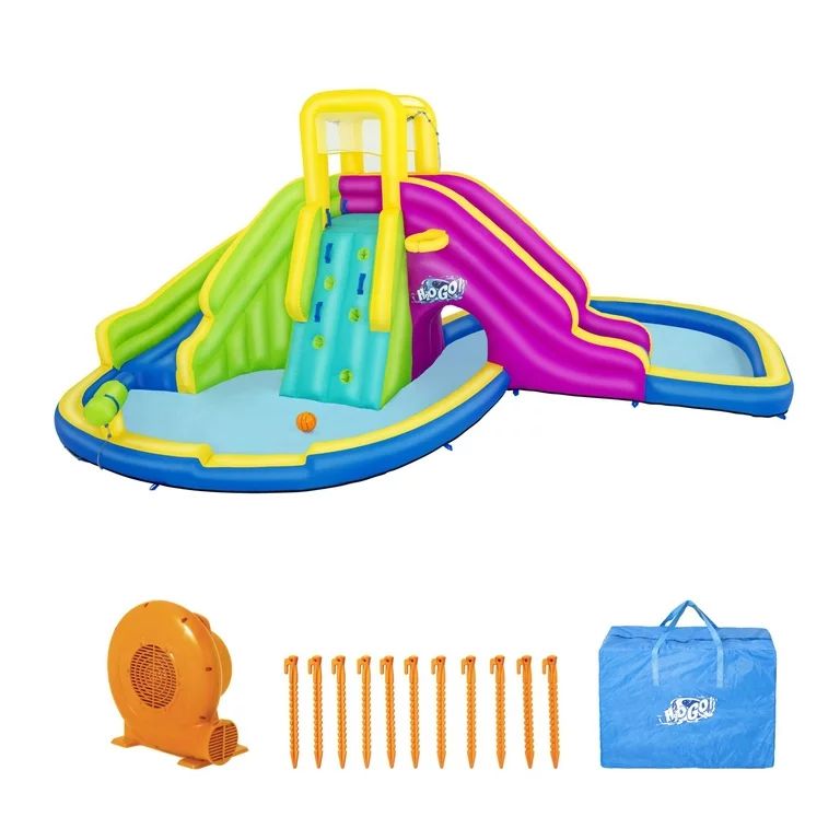 Bestway H2OGO! Funfinity Splash Kids Inflatable Mega Water Park with Blower | Walmart (US)