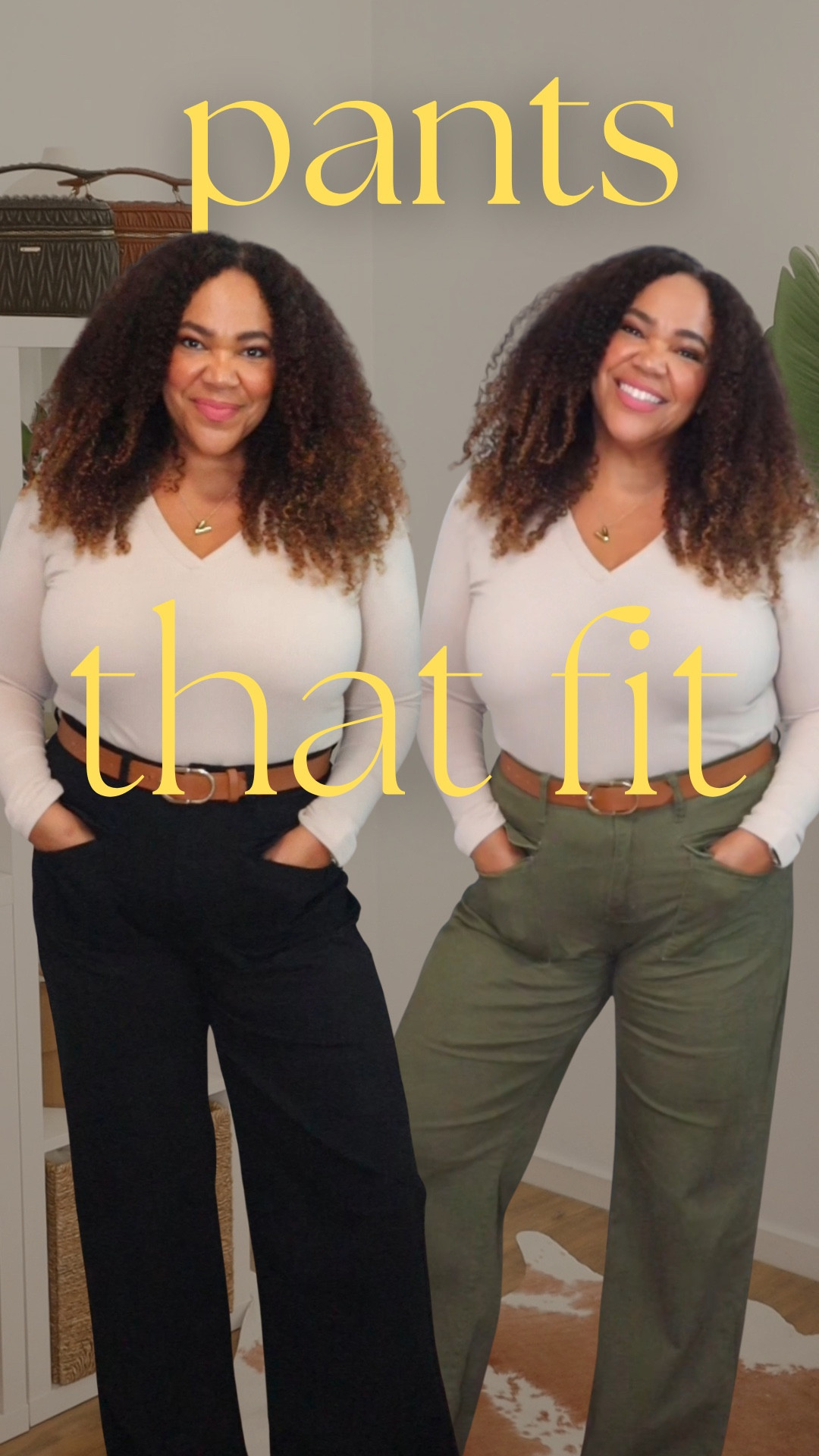 Pants that actually fit 😮! These are cargo style pants that are simple, have some stretch, bootcut, and have pockets. Super comfy for work or weekend. Come in a range of colors. Wearing a size 14. Size large in the top. 

#LTKWorkwear #LTKOver40 #LTKMidsize