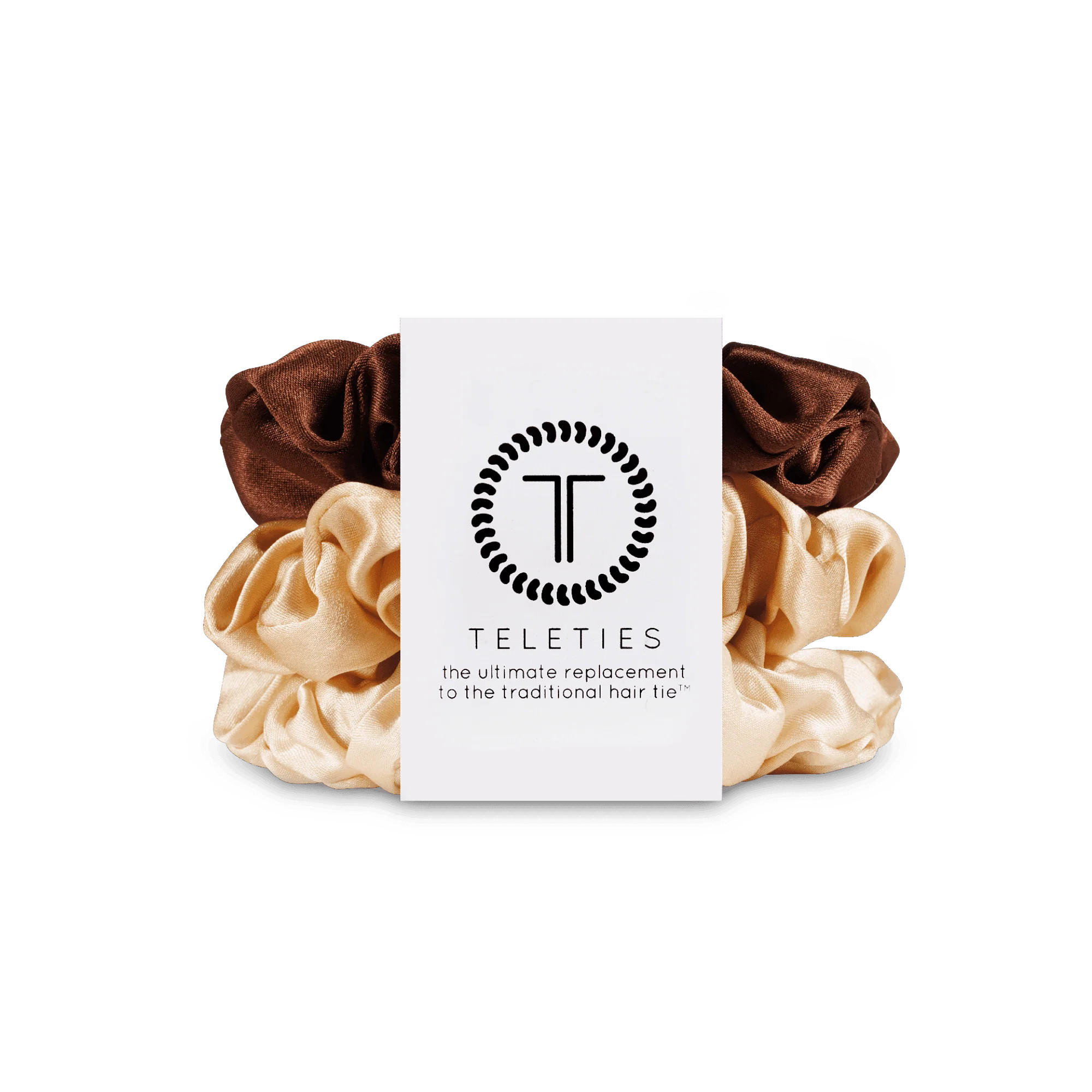 For the Love of Nudes Large Silk Scrunchies | TELETIES