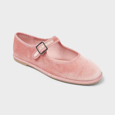 Women’s Halston Ballet Flats with Memory Foam Insole – Universal Thread™ Pink 9.5 | Target