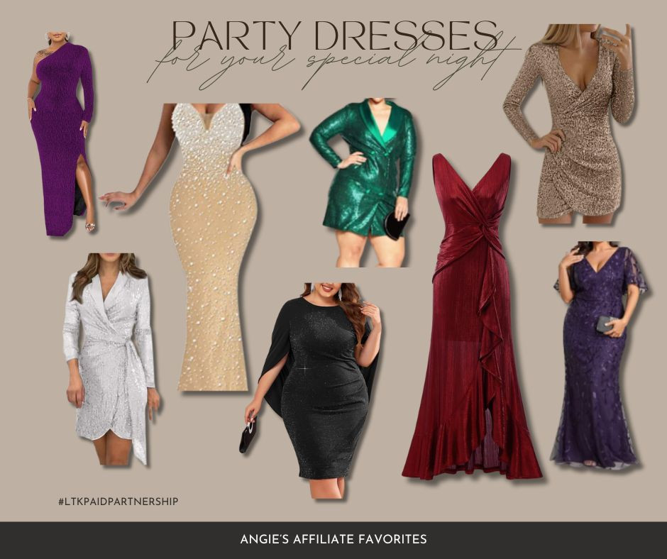 Need a dress for a special occasion, cocktail party, New Year's Eve celebration? Check out some of these gorgeous finds! #paidpartnership #affiliatelinks #newyearsevedress #partydress #partydresses #cocktaildress  

 #LTKHoliday #LTKStyleTip #LTKPlusSize