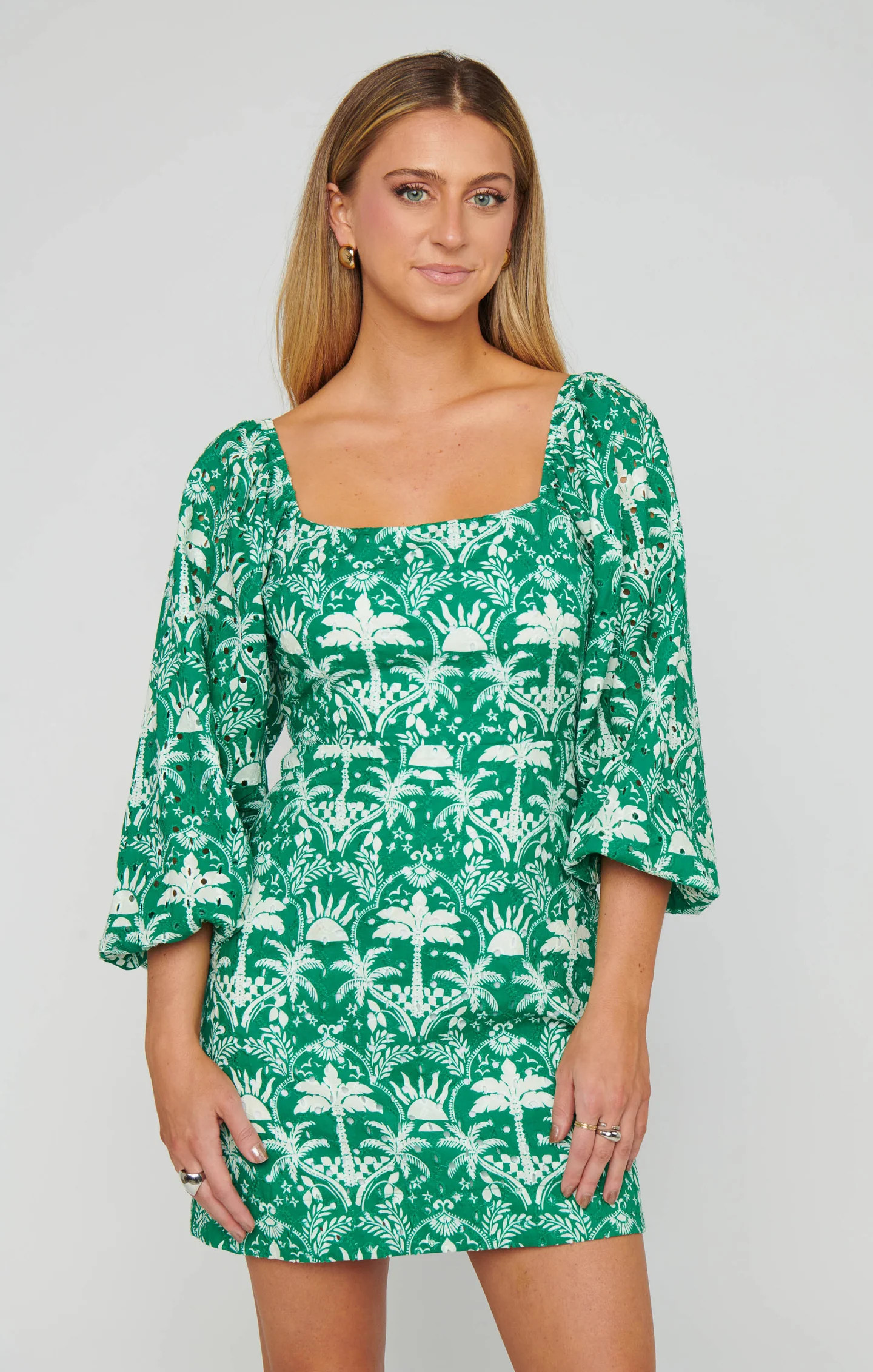Tamara Tie Back Dress ~ Tiki Palms | Show Me Your Mumu