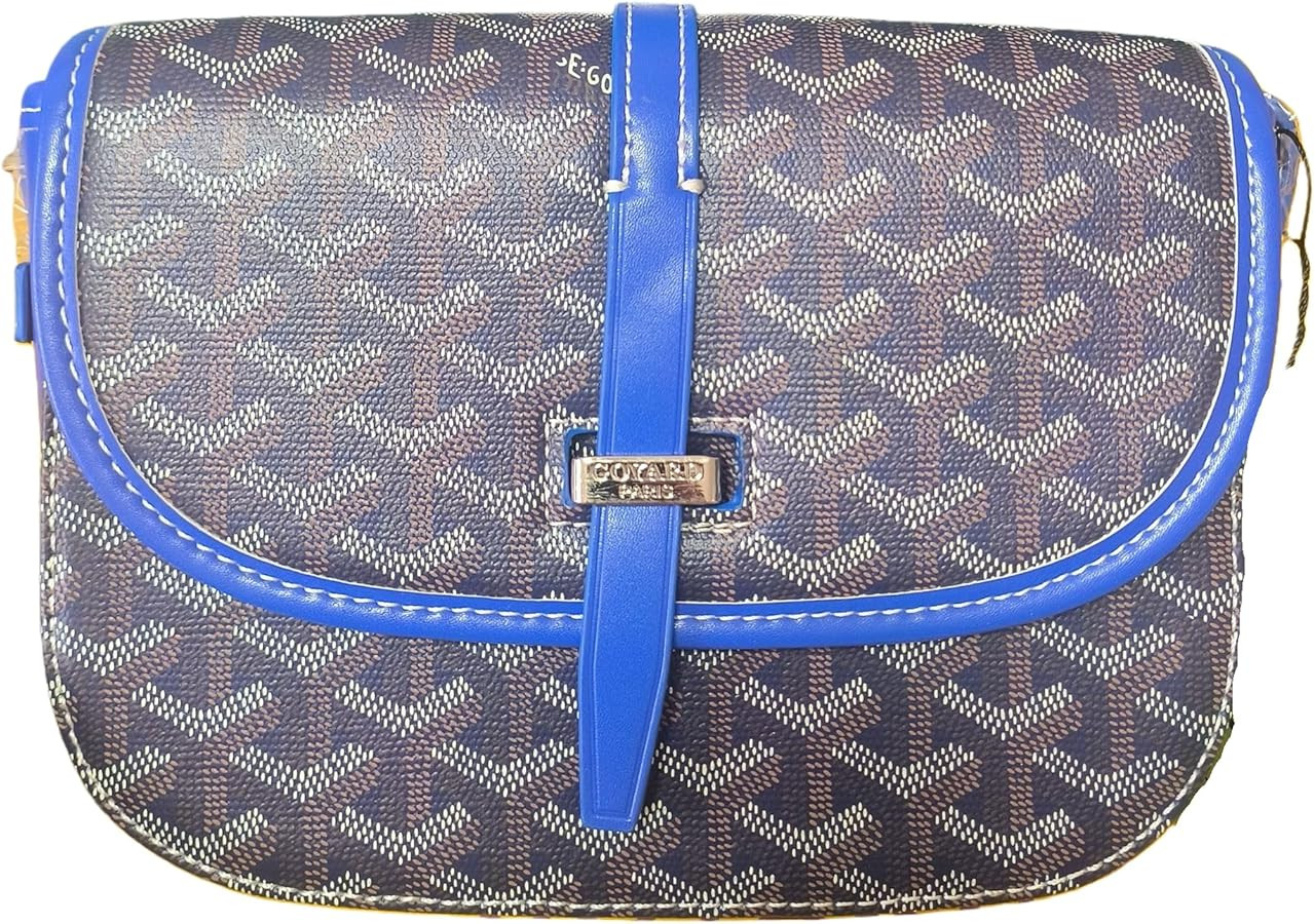 Vintage Inspired Saddle Bag for Women - Printed Pattern Crossbody Purse with Adjustable Strap, PU... | Amazon (US)