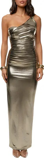JLUXLABEL Stardust Ruched Metallic Maxi Dress | Nordstrom | Nordstrom