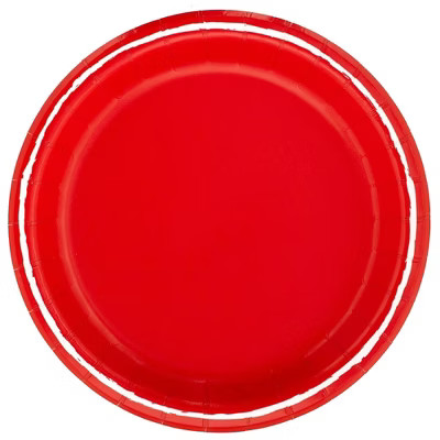 6.75" 20ct Snack Paper Plates Red - Spritz™ | Target