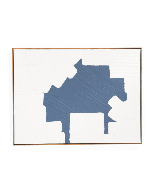 30x40 Navy Plaster Blast Wall Art | Home | Marshalls | Marshalls