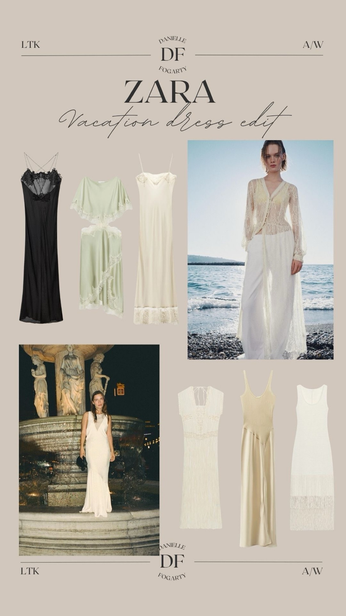 Zara Vacation Dress Edit! 🤍✨

Vacation Dresses, White Holiday Dresses, Cream Occasion Dresses, Satin Slip Dress, Lace Holiday Dress, Neutral Summer Wardrobe, Evening Outfits, Beach Dinner Dress, Holiday Style, Holiday Fashion  

#LTKuk #LTKsummer #LTKspring