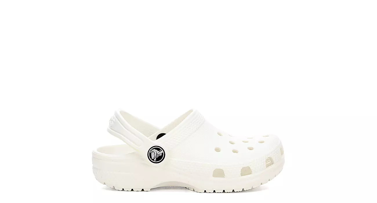 Crocs Girls Little-big Kid Classic Clog - White | Rack Room Shoes