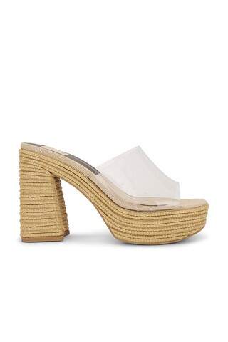 Dolce Vita Lichia Heel in Natural Vinyl from Revolve.com | Revolve Clothing (Global)