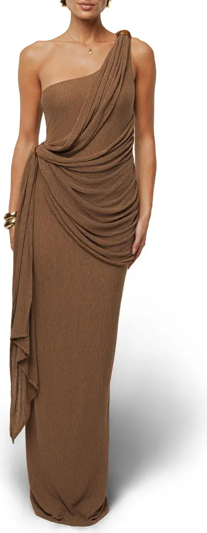 Drape One-Shoulder Gown | Nordstrom