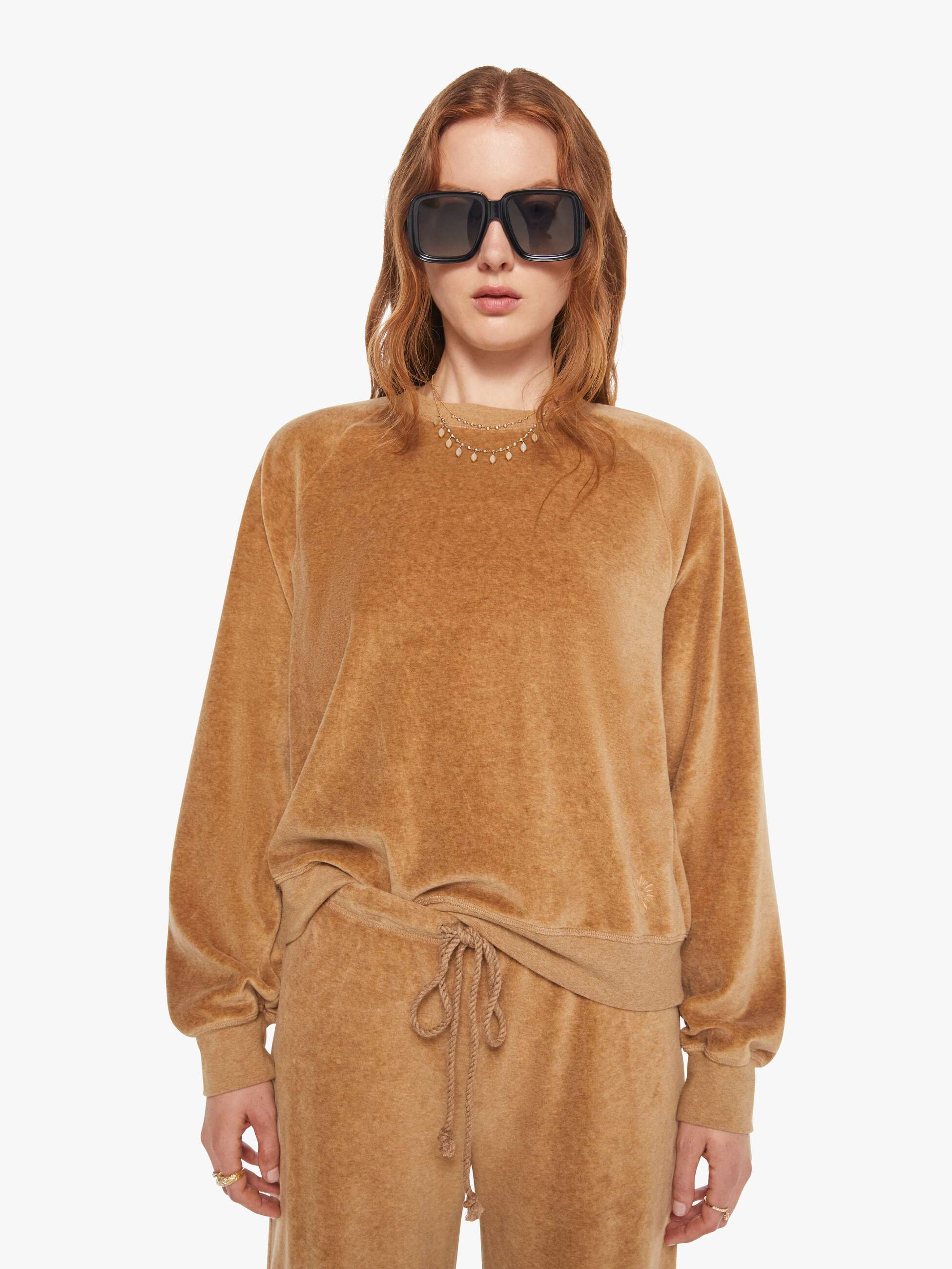 XiRENA Pierre Sweatshirt - Heather Camel | Mother Denim