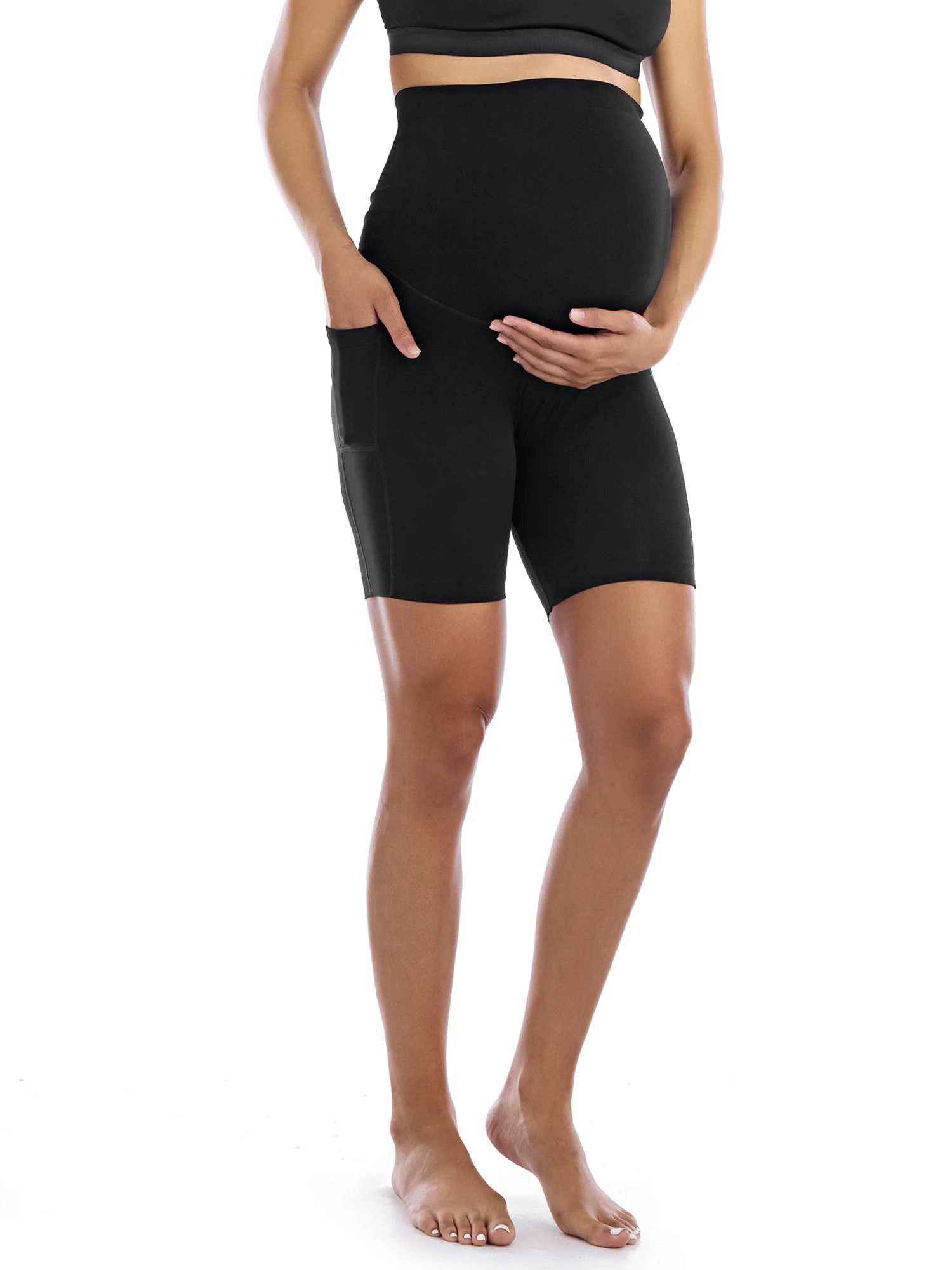 Time And Tru Women's Maternity Bike Short | Walmart (US)