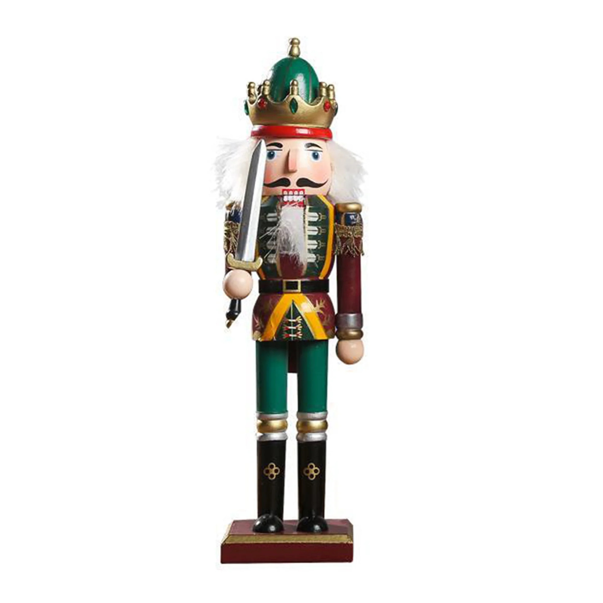 Herdignity Christmas Nutcracker Wooden Decorations Soldier Doll Xmas Home Office Decor Ornaments ... | Walmart (US)
