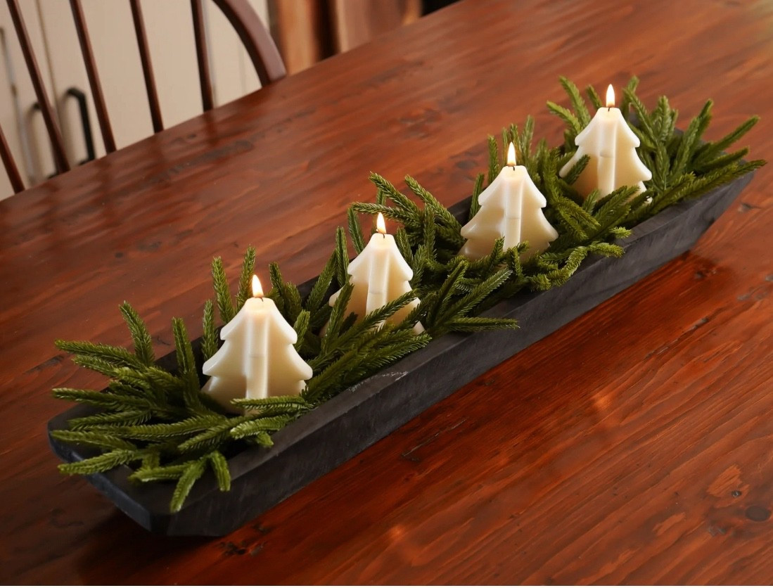 Layered tree candle 

#LTKSeasonal #LTKStyleTip #LTKHome