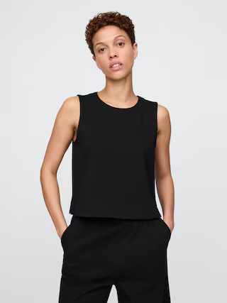Organic Cotton Heavyweight Cropped Shell Tank Top | Gap (US)