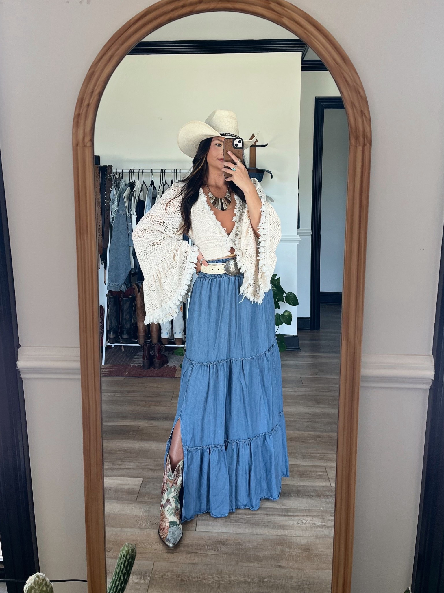 Maxi skirt is restocked! Wearing xs in top and skirt 

#LTKPetite #LTKootd #LTKSeasonal