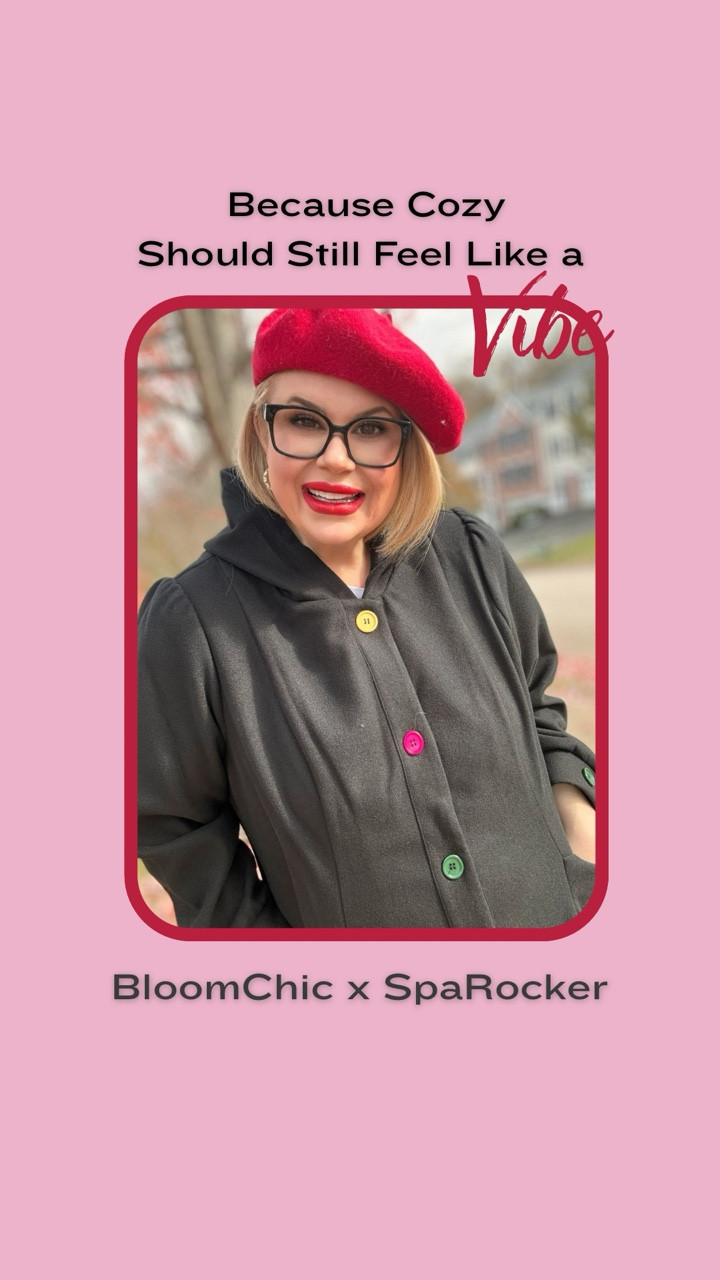 Cozy… but make it a whole vibe. 💁🏼‍♀️
This coat said “classic black,” but the buttons said we’re here to have FUN.
Lightweight, comfy, hooded, and cute — aka, the cozy chic formula is FORMING.

And the color block sweater is perfect when you just need something but not a full fledged coat! 
Warm. Comfy. Cute. Effortlessly.
We love a functional piece that still has personality. 💗✨

Because cozy should still feel like a vibe. 💋

#BloomChic #SpaRocker #SpaRockerStyle #SpaRockerShops 
#BougieOnABudget #CurvesAndConfidence #PittsburghInfluencer 
#CozySeasonStyle #ChicAndComfy #OOTDInspo #PlusSizeStyle 
#PlusSizeFashion #WinterOutfitInspo #OuterwearStyle #HappySpaLidays #bloomchicpartner

bloomchic coat review, cozy chic outfit, plus size outerwear, 
winter coat outfit ideas, cozy winter outfits, color block sweater outfit, 
bougie on a budget fashion, cold weather style inspo, spa rocker fashion inspo, girly girl, outerwear with personality, life’s too short to wear boring clothes