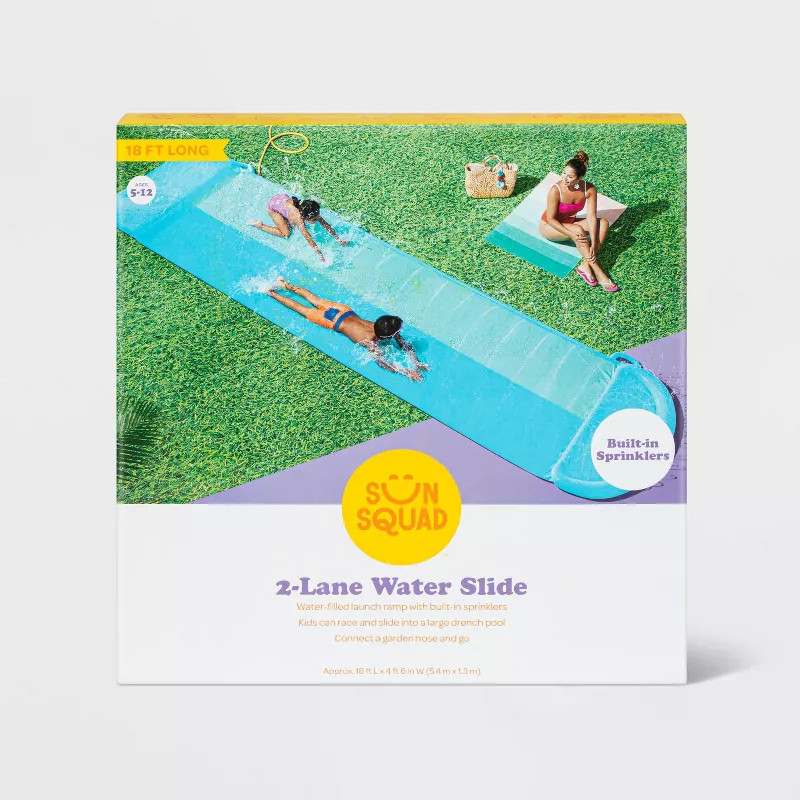 Double Water Slide - Sun Squad™ | Target