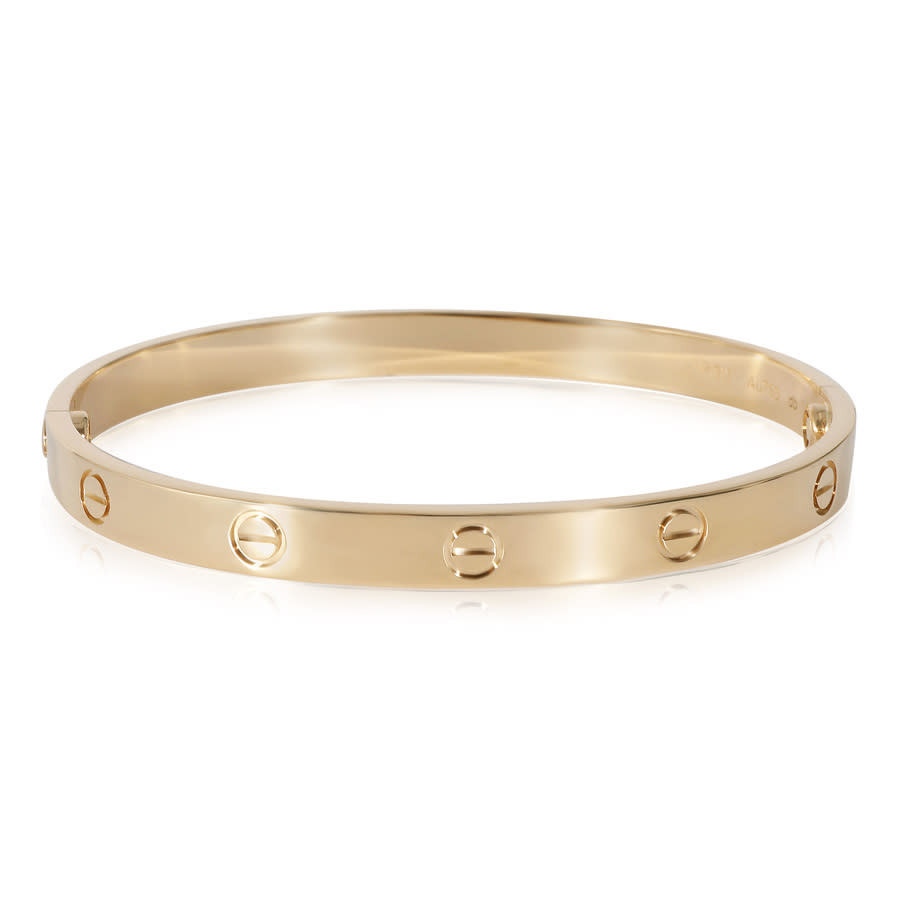 Pre-Owned Cartier Love Bracelet In 18K Yellow Gold, Size 19 | Jomashop.com & JomaDeals.com