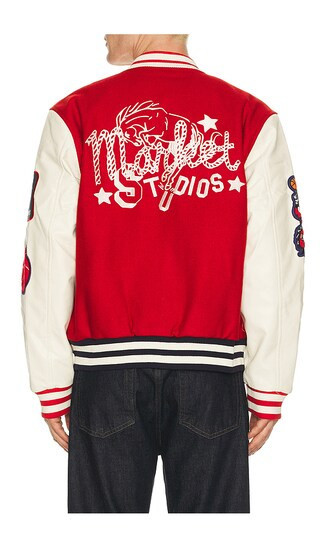 Market Old West Varsity Jacket in Blue,Red. Size M. Also in L. | Revolve Clothing (Global)