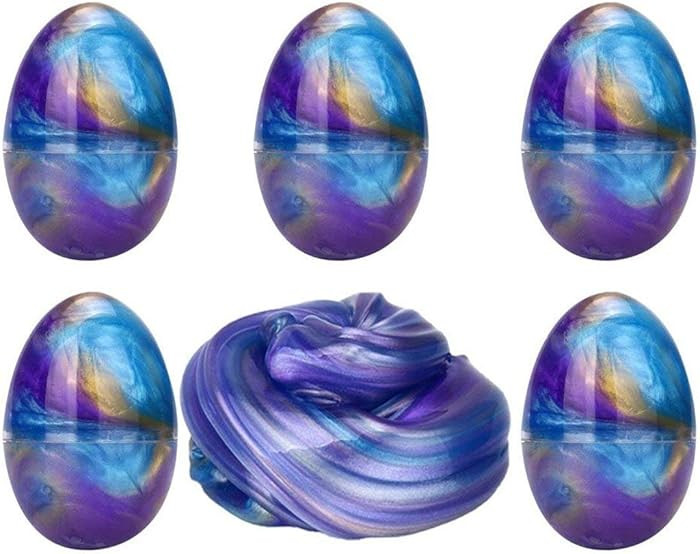 Anditoy 5 Pack Slime Eggs Stress Relief Toys Easter Eggs for Kids Boys Girls Easter Basket Stuffe... | Amazon (US)