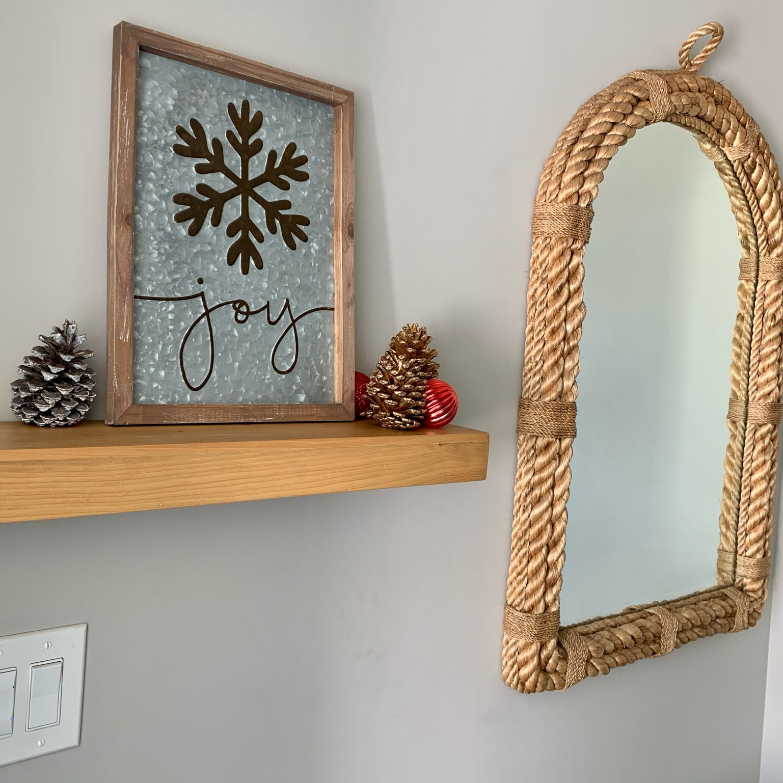 Updating my entryway for the seasons is my favorite way to welcome guests. 

Wishing you a Merry Christmas and a Happy New Year!  Follow along for coastal craftsman decor, and more!

Holiday decor
Hanging shelf
Coastal mirror
Home decor

#LTKHoliday #LTKhome #LTKfamily