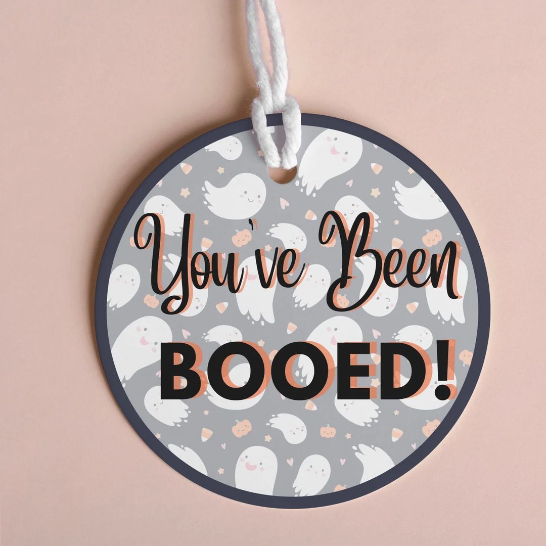 You’ve Been Booed Tags, Halloween gift tags, You’ve Been Booed, Halloween Treat Tags, Printab... | Etsy (US)