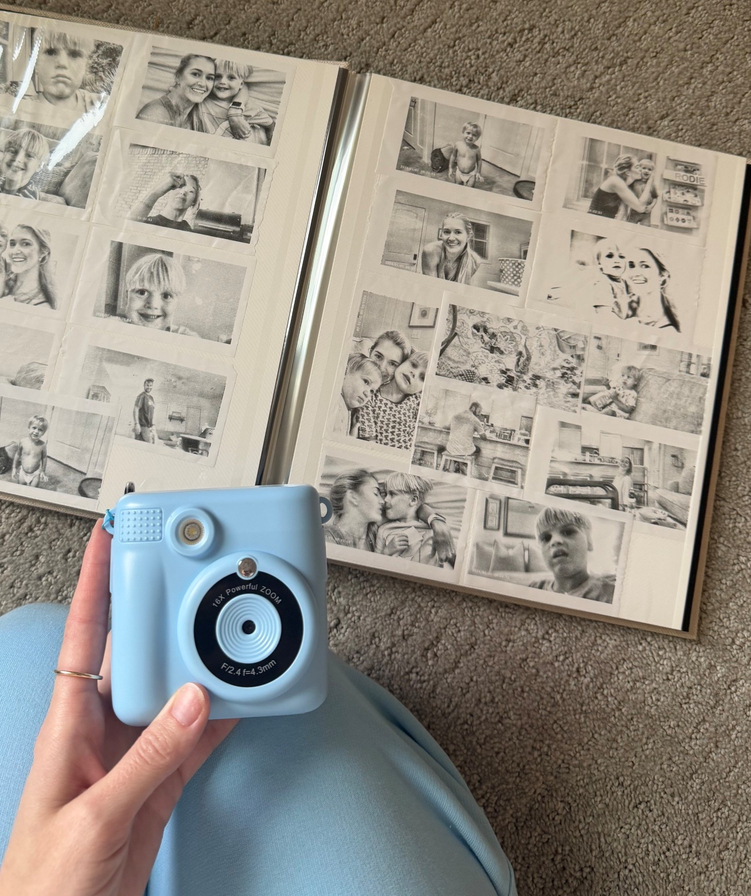 kids instant print camera + linen cover photo book 🤍

#LTKmomlife #LTKKids #LTKHome