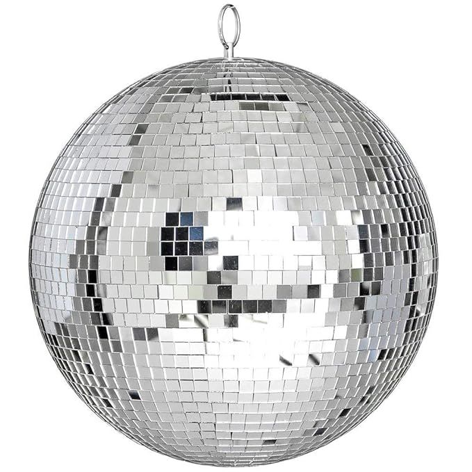 Alikeke 8" Disco Mirror Ball，Silver | Amazon (US)
