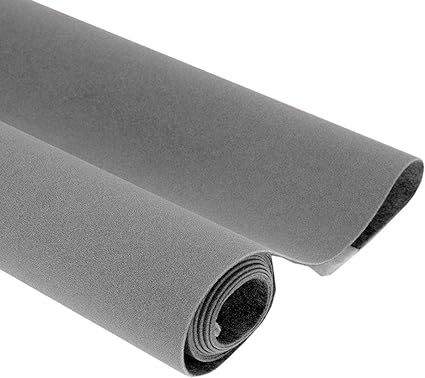 Taogift Self Adhesive Grey Velvet Shelf Liner Paper for Drawer Dresser Cabinets Jewlery Displays ... | Amazon (US)