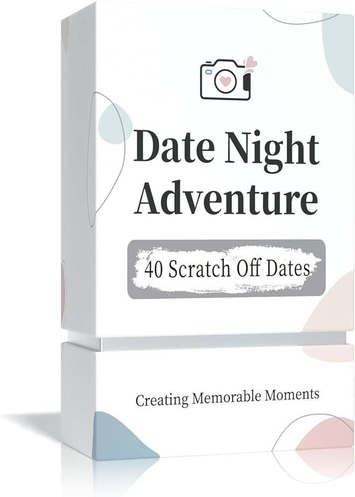 40 Date Ideas Card Games for Couples Date Night - Unique Date Deck Scratch Off Cards, Gifts for B... | Amazon (US)