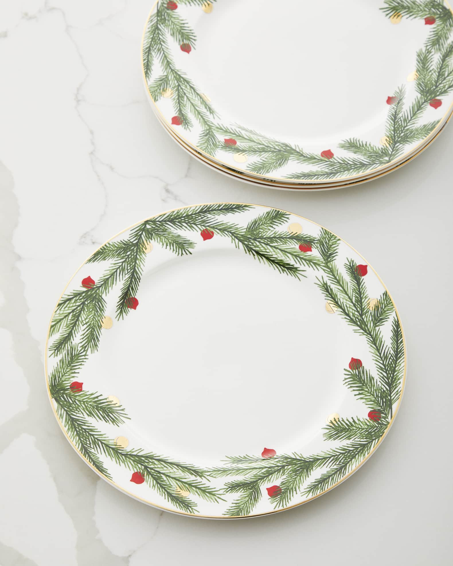 Neiman Marcus Christmas Dinner Plates, Set of 4 | Neiman Marcus