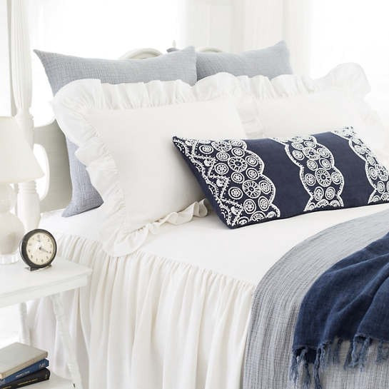 Best Seller! Wilton White Cotton Bedspread | Annie Selke