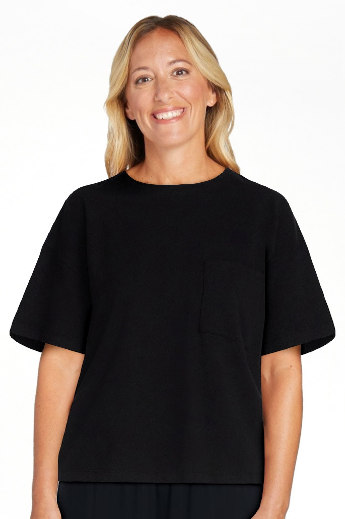 Joyspun Women\u2019s Cotton-Blend Sleep Lounge Top with Short Sleeves, Sizes S-3X | Walmart (US)