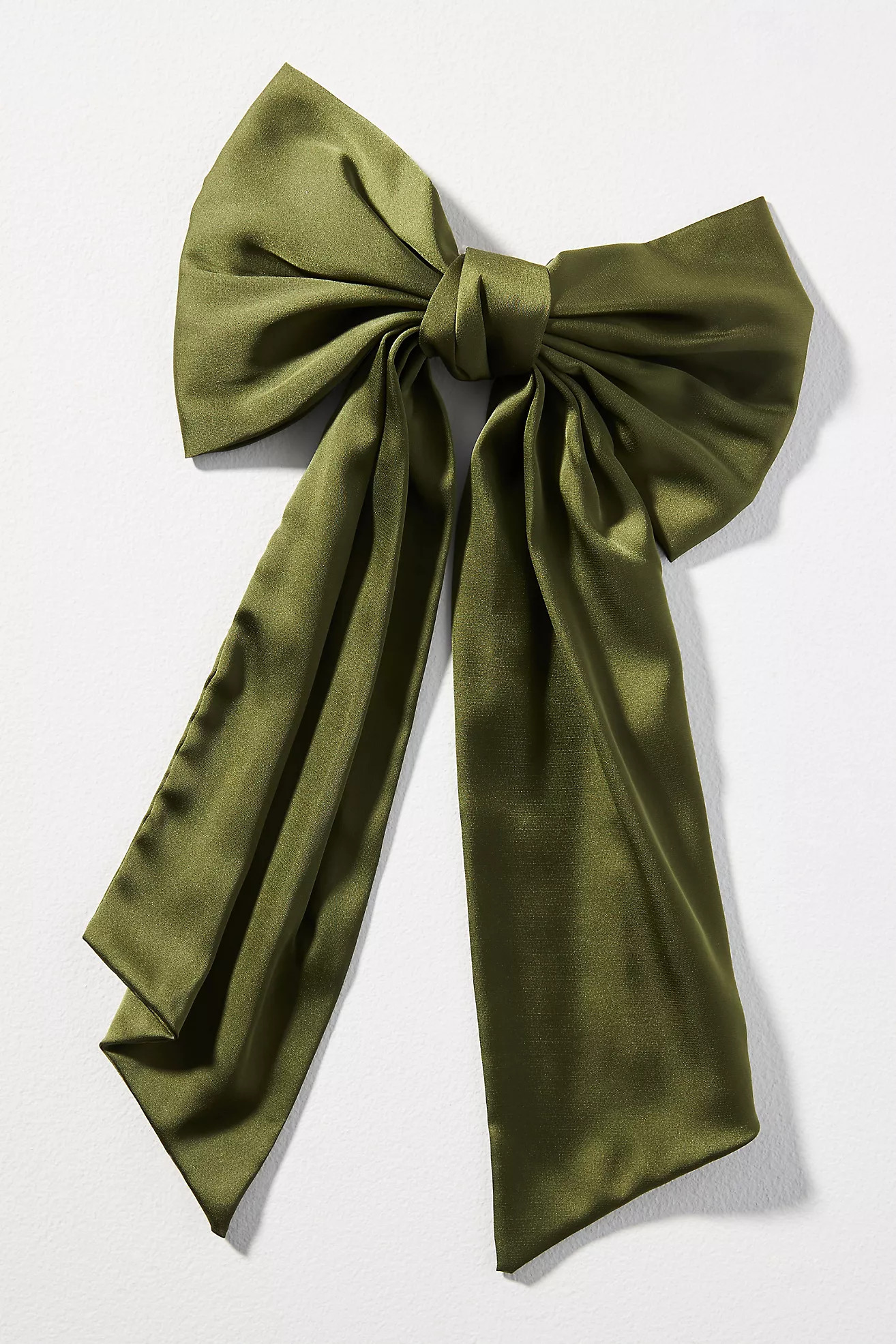 Satin Bow Barrette | Anthropologie (US)