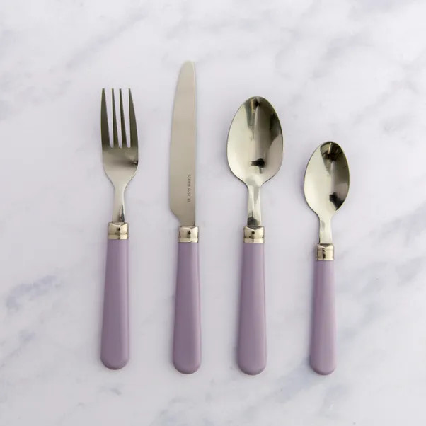 Lilac 16 Piece Cutlery Set | Dunelm (migrated)