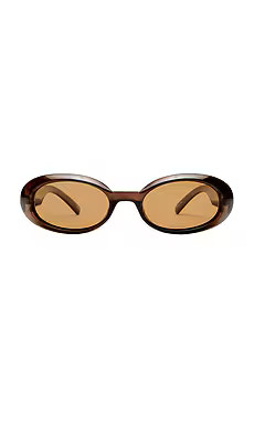 Le Specs Work It! Sunglasses in Cocoa & Brown Mono Polarized from Revolve.com | Revolve Clothing (Global)