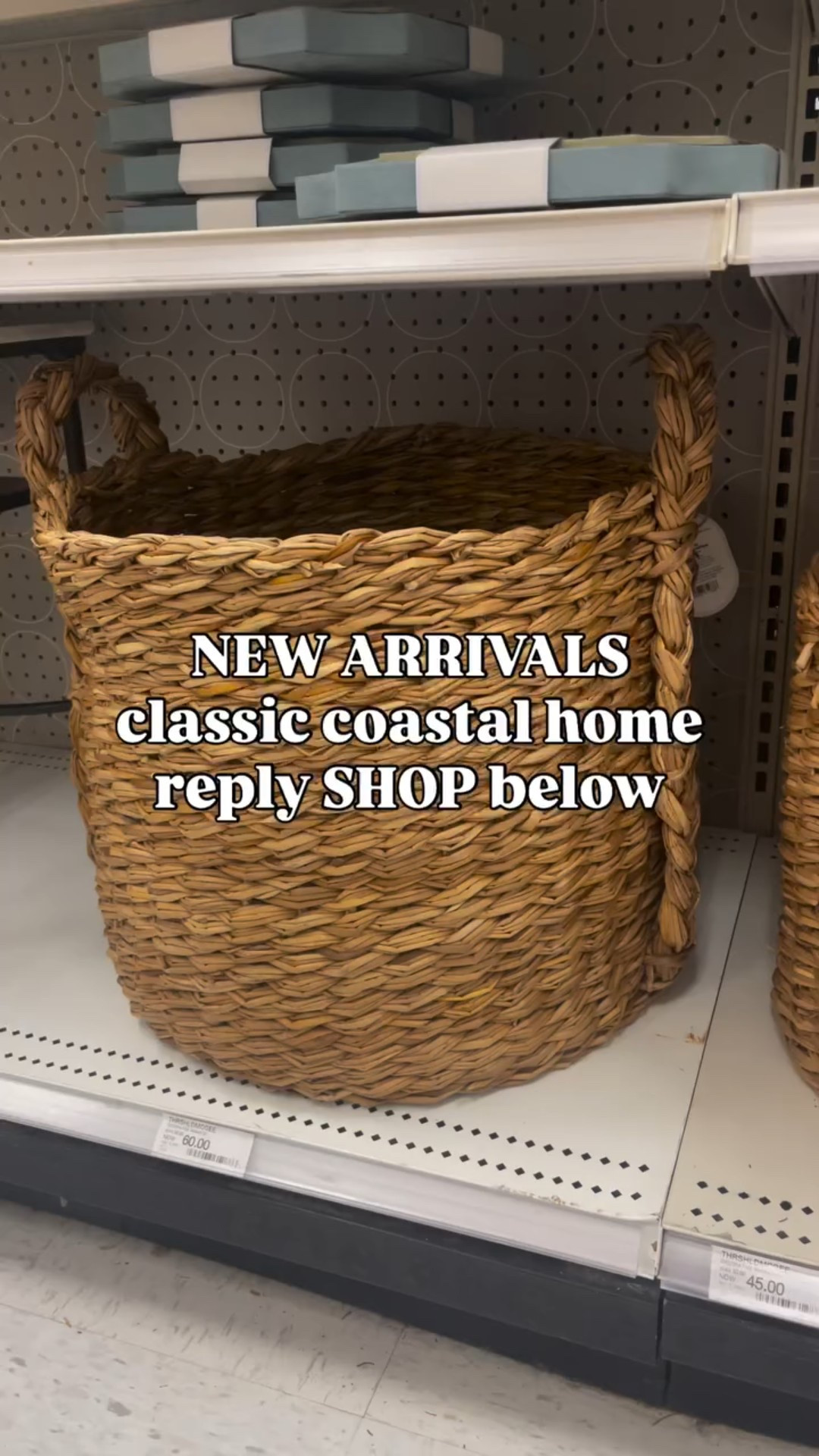 Soft blues, woven textures & timeless pieces that look way more expensive than they are. Linking all my favorite new arrivals—reply SHOP ✨

classic coastal home, coastal decor, Target home finds, Target new arrivals, coastal style, neutral home decor, blue and white decor, budget friendly home, affordable home decor, seaside style, woven textures, coastal living, home styling, interior inspo, spring home refresh

#classiccoastal #coastalhome #coastaldecor #targethome #targetfinds #targetnewarrivals #coastalstyle #neutralhome #blueandwhitedecor #budgetdecor #affordablehome #seasidestyle #wovenhome #homedecorfinds #interiorinspo #springhomerefresh

Comment SHOP below to receive a DM with the link to this post on my LTK ⬇ https://liketk.it/5JJOH