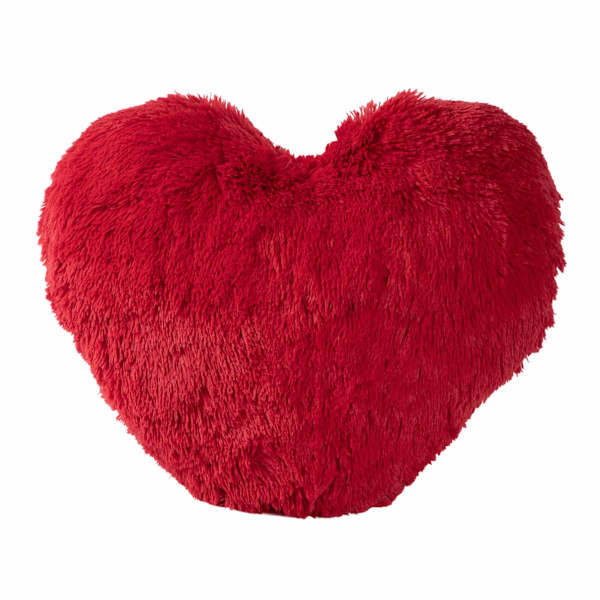 Red Heart Shaped Throw Pillow, 20x24 | At Home