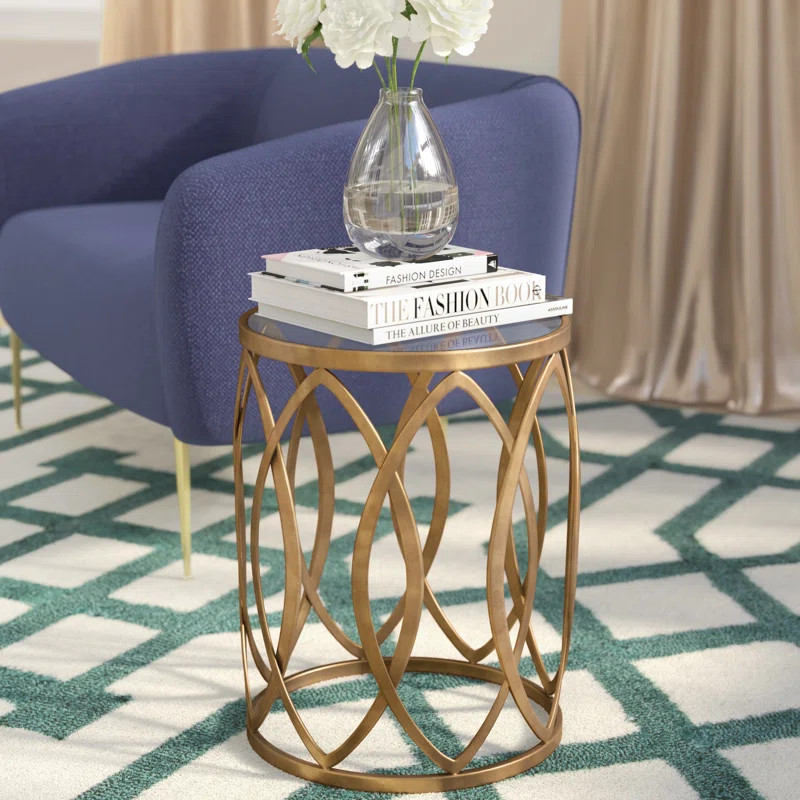 Danjou Glass Frame End Table | Wayfair North America