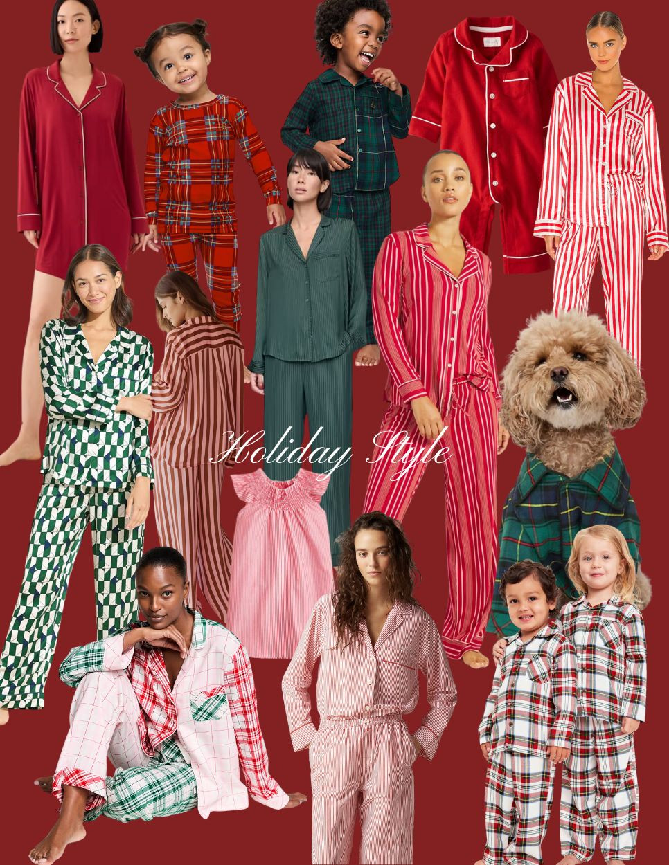 GIFT GUIDE: HOLIDAY PJS - Wait for santa in these holiday approved (and beyond) pajamas for the entire family, even the family dog!  

 #LTKGiftGuide #LTKHoliday