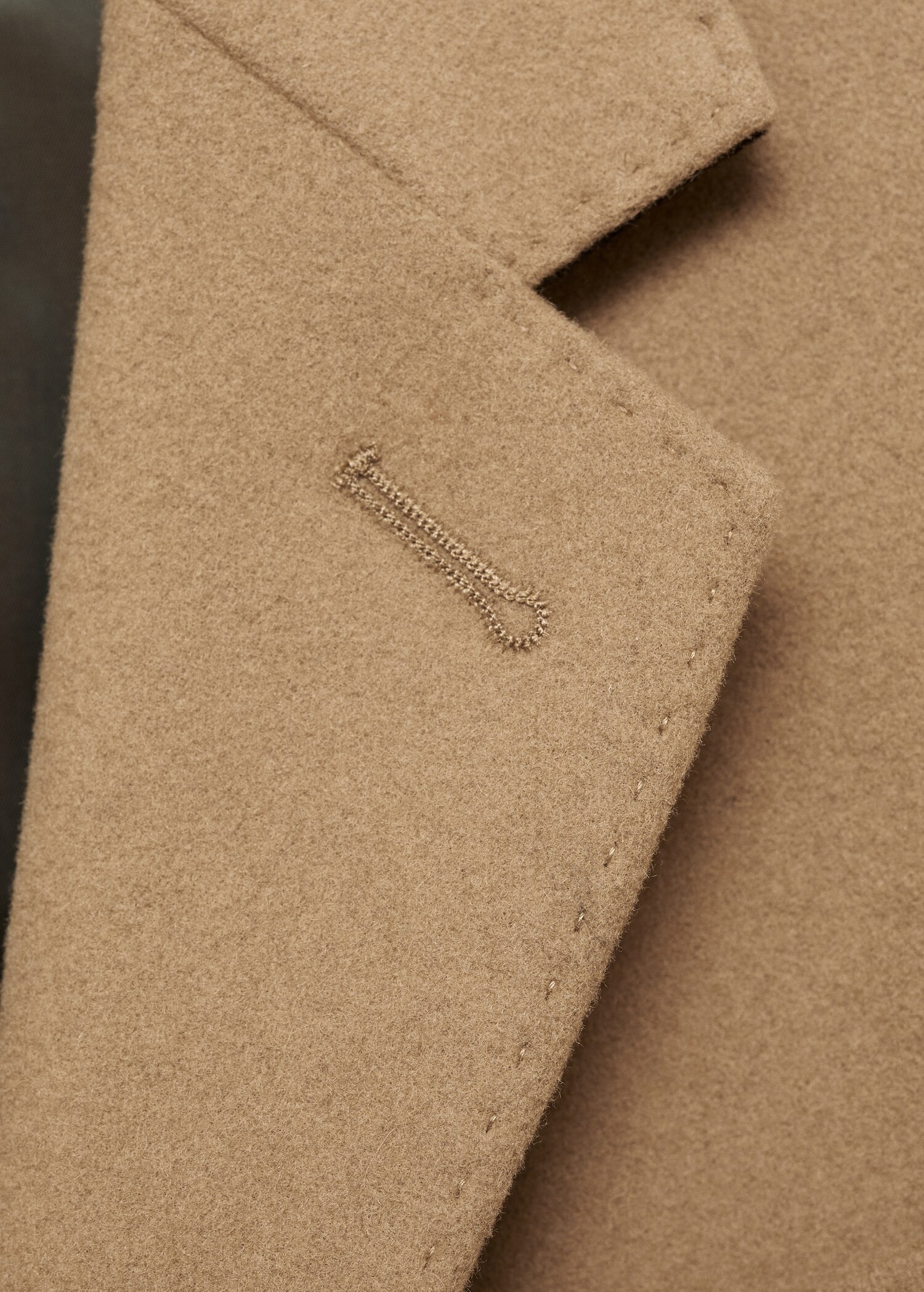 Long recycled wool coat | MANGO (UK)